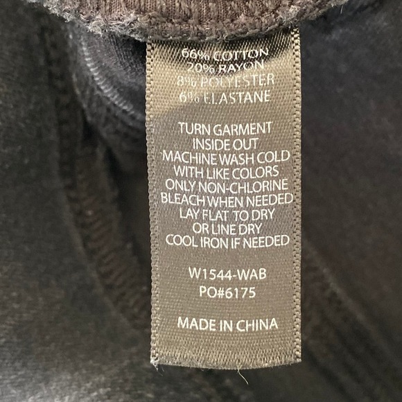 Betabrand Pull On Boot-Cut 4-Pocket Yoga Denim in Black, Size Small - Picture 10 of 10